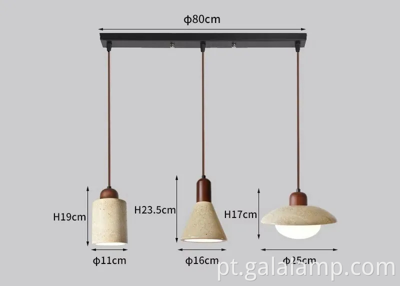 Candeeiro pendente escandinavo moderno para lustre de quarto e cozinha